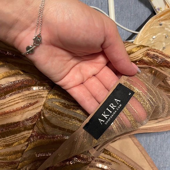 Midi Slit sequenced Dress - Picture 4 of 4